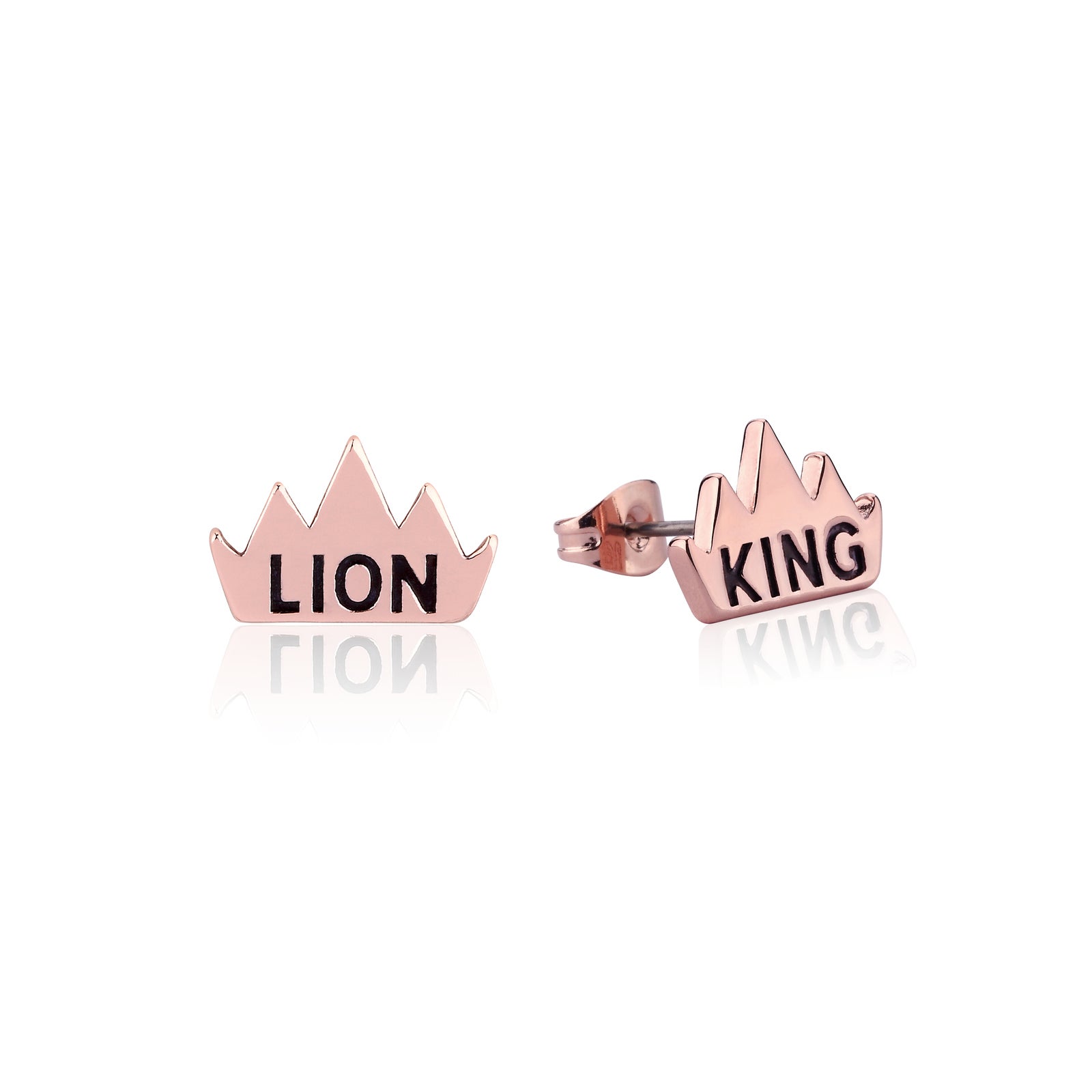 Disney Couture Kingdom - The Lion King - Crown Stud Earrings Rose Gold