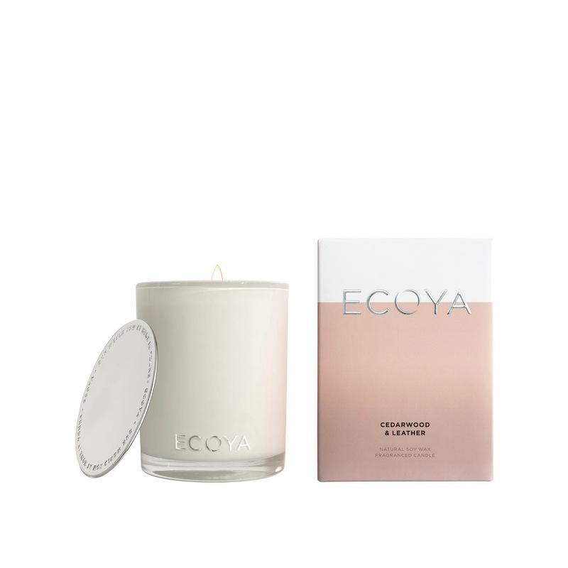 Buy Ecoya Madison Jar Candle Cedarwood & Leather MyDeal