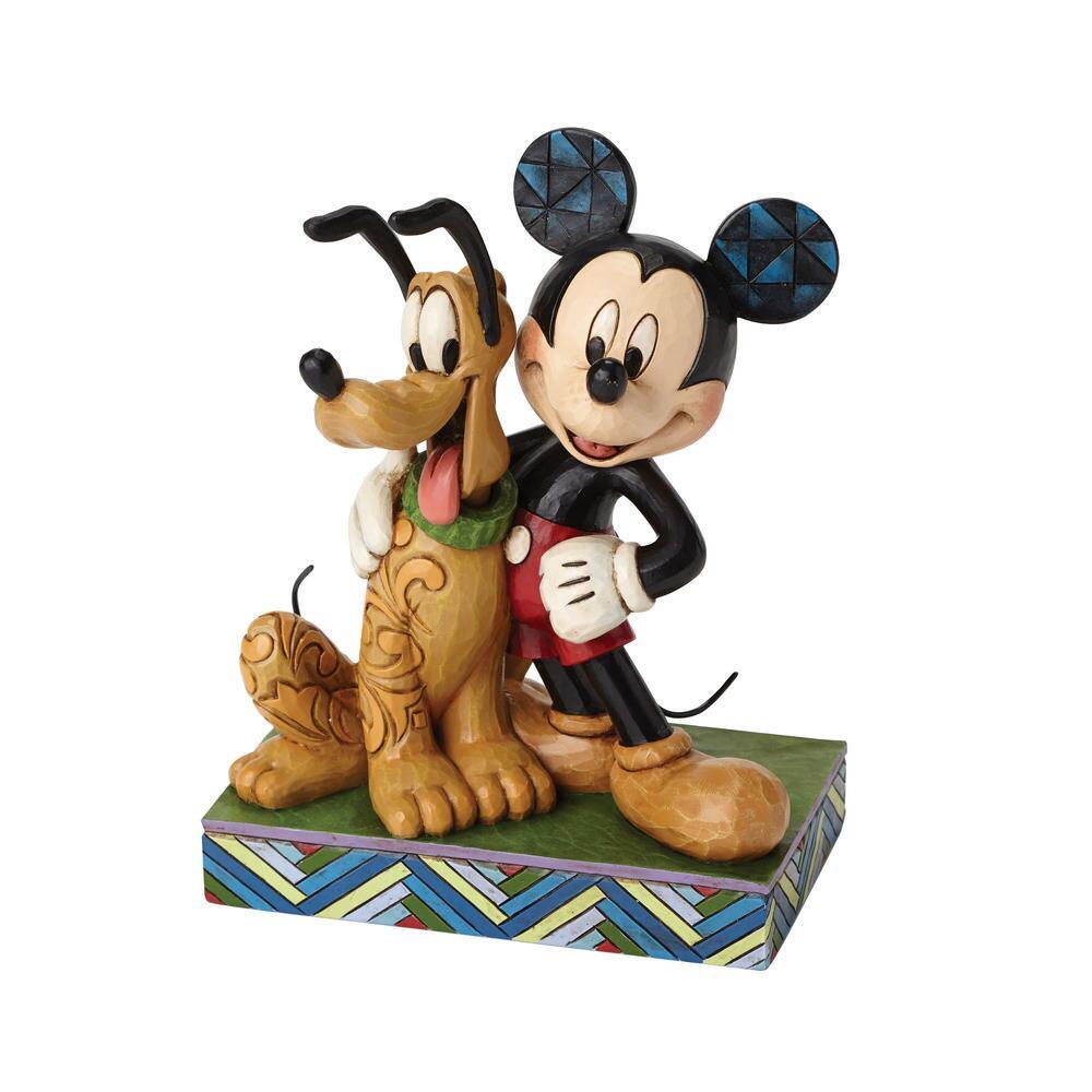 Jim Shore Disney Traditions - Mickey Mouse & Pluto - Best Pals