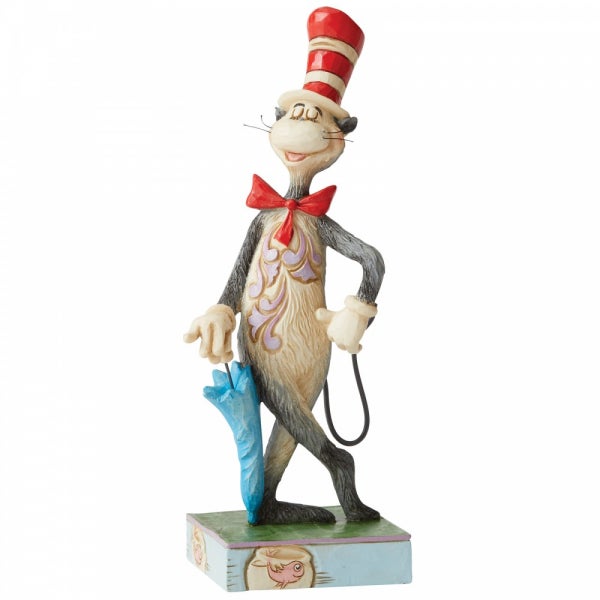Dr Seuss Cat In The Hat by Jim Shore - Cat In The Hat With Umbrella