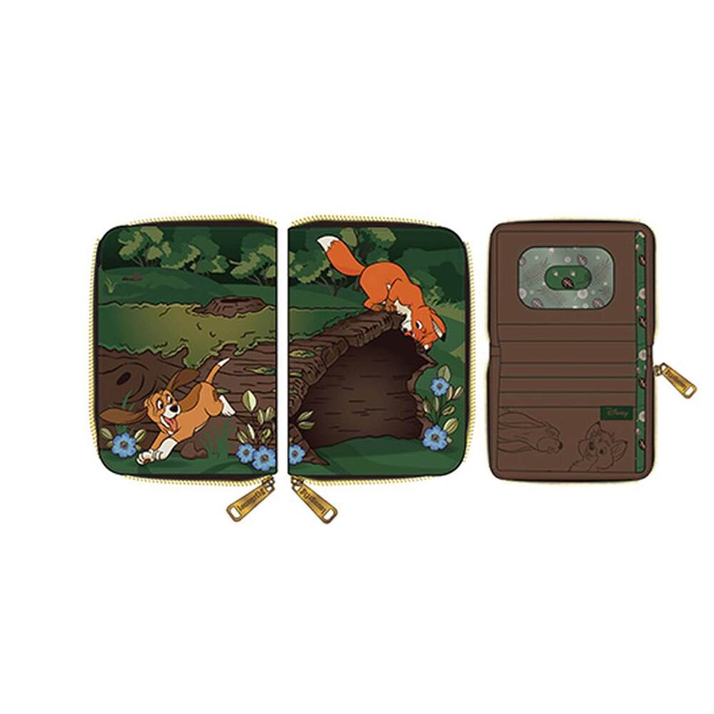 Buy Loungefly Disney The Fox and the Hound Copper Todd Zip