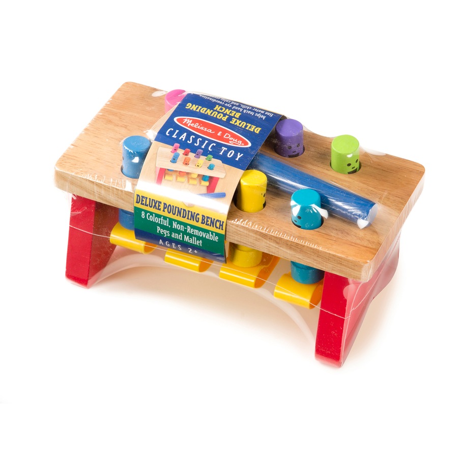 Melissa & Doug Classic Toy - Deluxe Pounding Bench