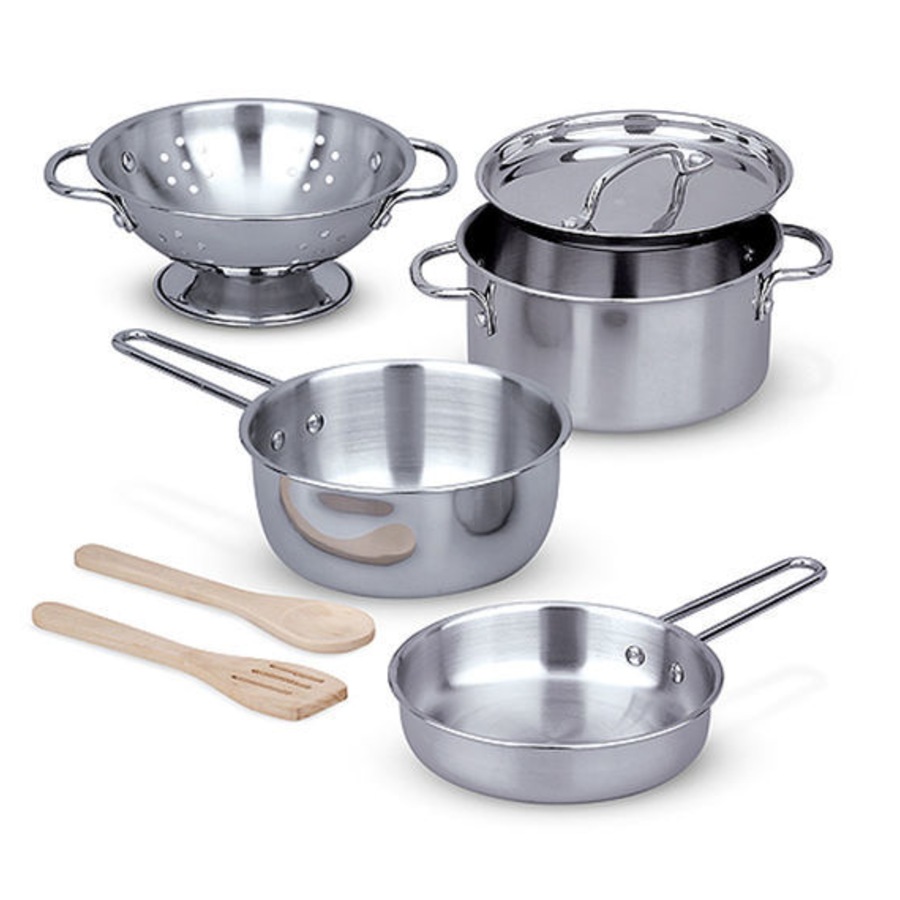 Melissa & Doug Kitchen Play - Pots & Pans Set