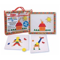 Melissa & Doug Magnetic Learning - Magnetic Pattern Block Kit