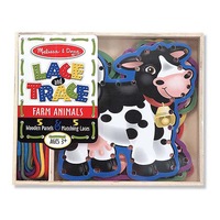 Melissa & Doug Skill Builder - Lace & Trace Farm Animals