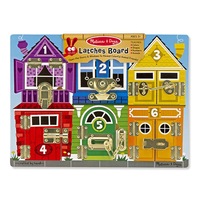 Melissa & Doug Skill Builder - Wooden Latches Board