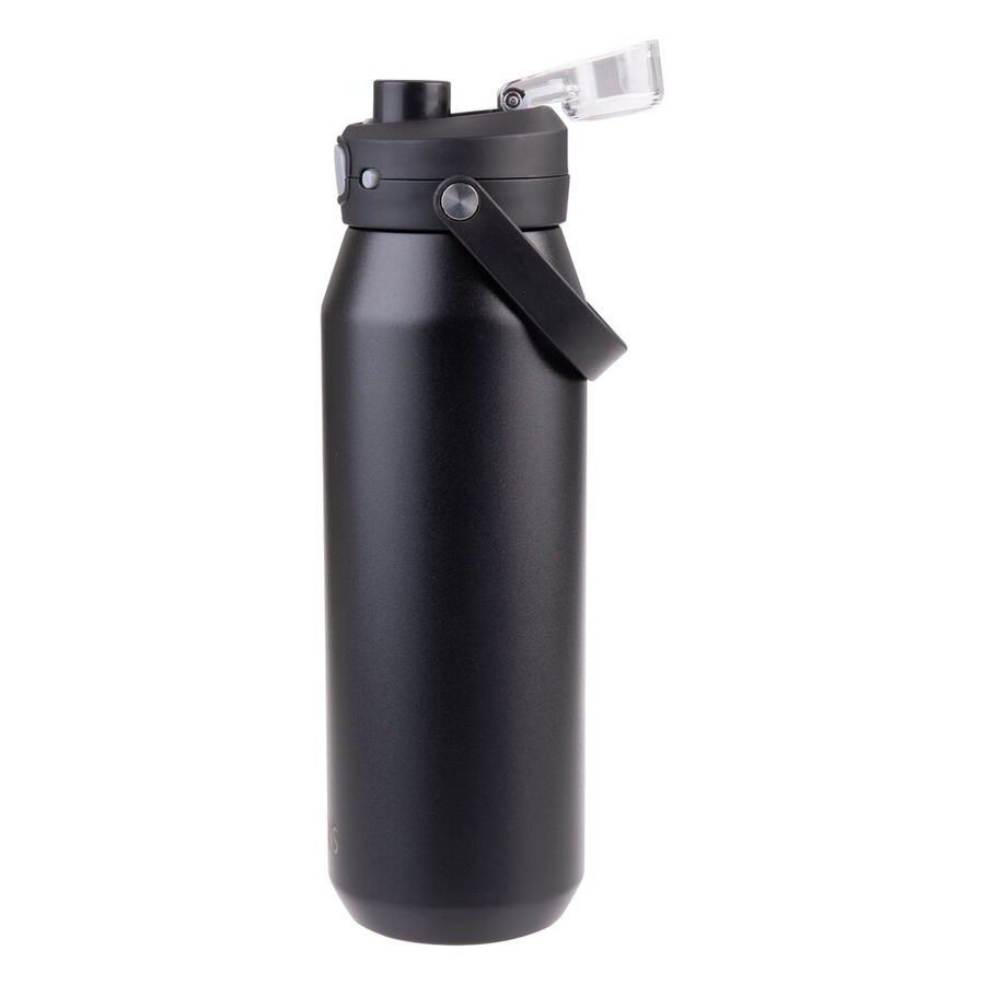 Oasis Capri Triple Wall Insulated Water Bottle - 1L Black