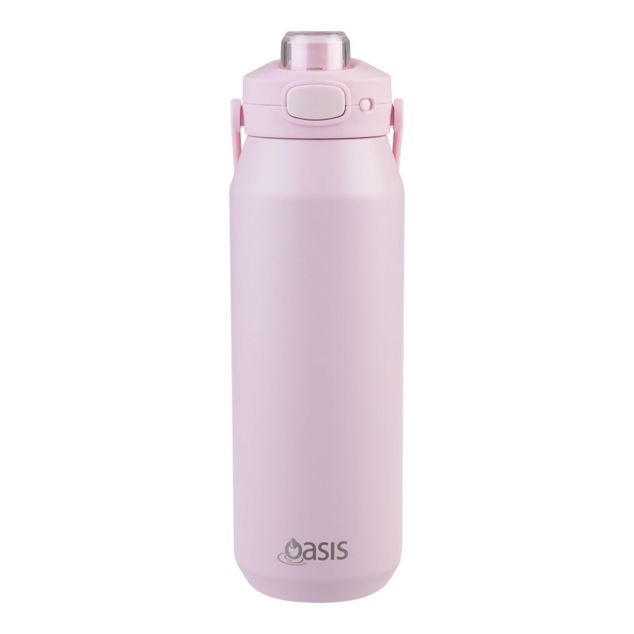 Oasis Capri Triple Wall Insulated Water Bottle - 1L Pink Lemonade