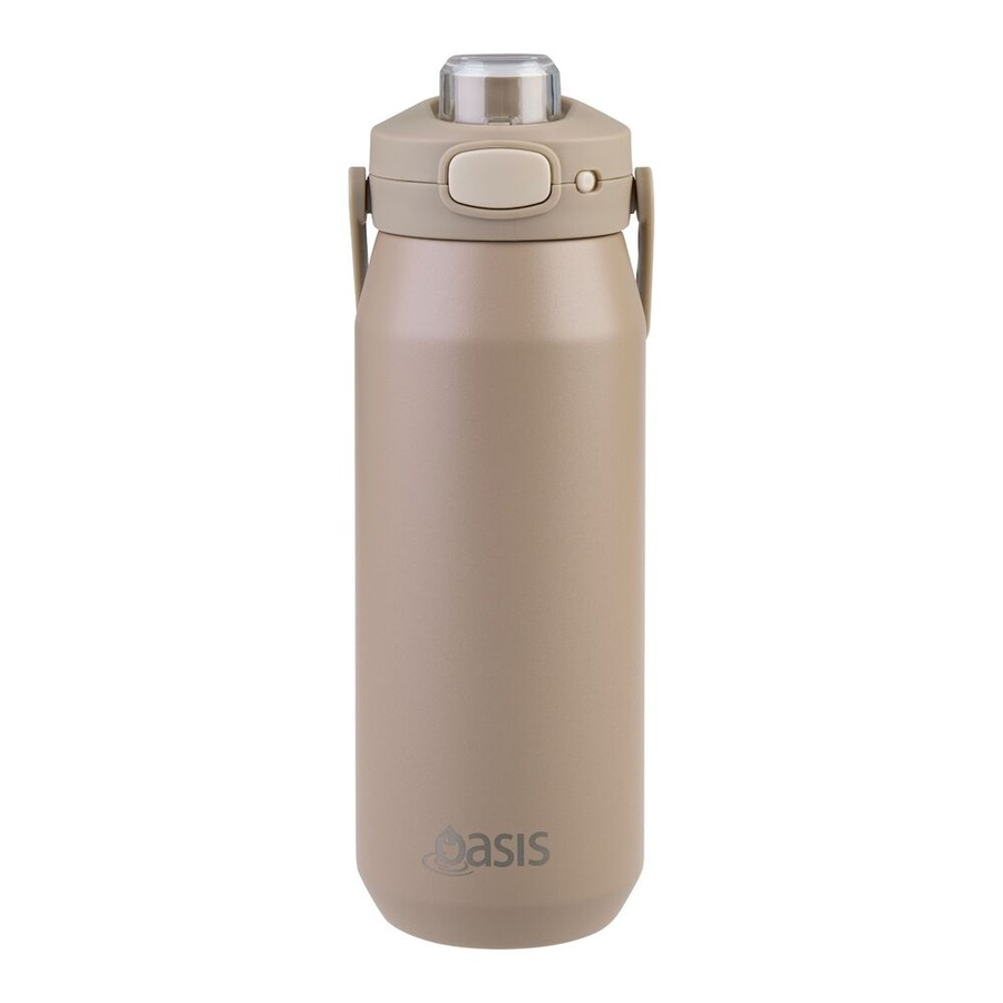 Oasis Capri Triple Wall Insulated Water Bottle - 750ml Latte