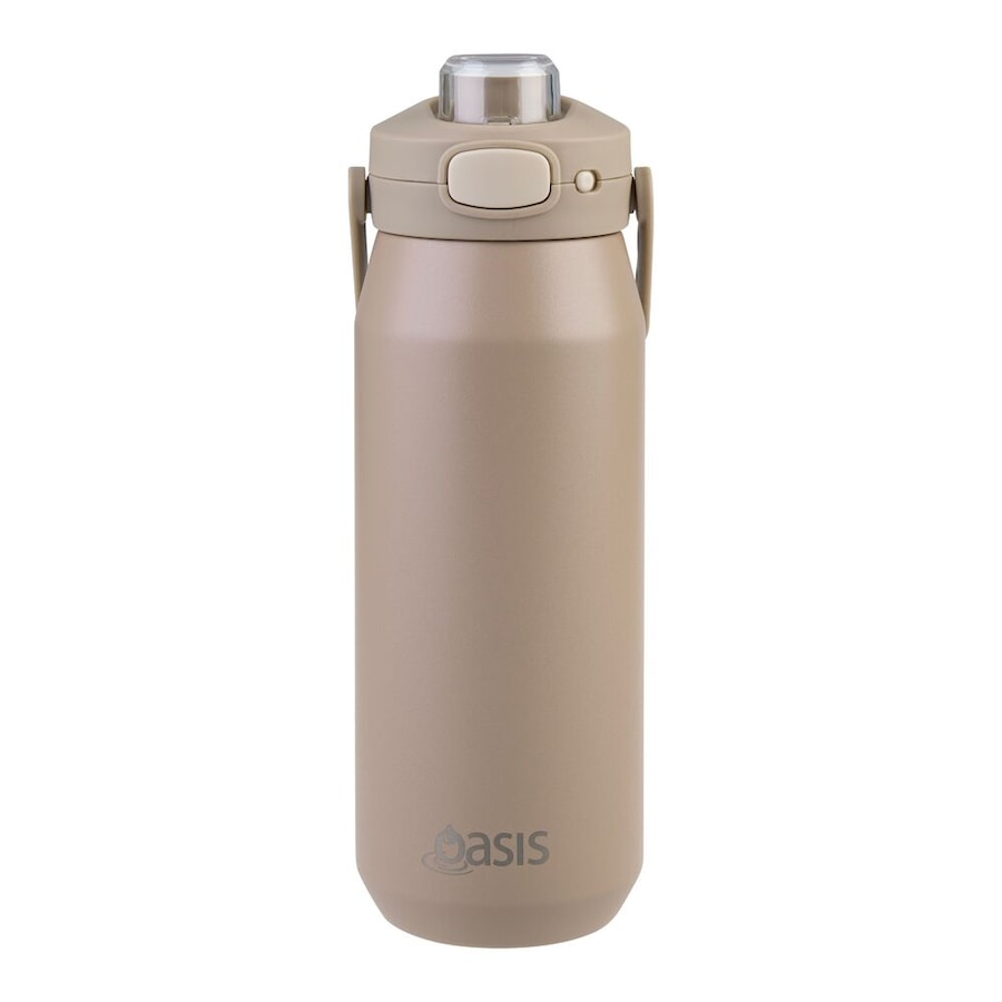 Oasis Capri Triple Wall Insulated Water Bottle - 750ml Latte