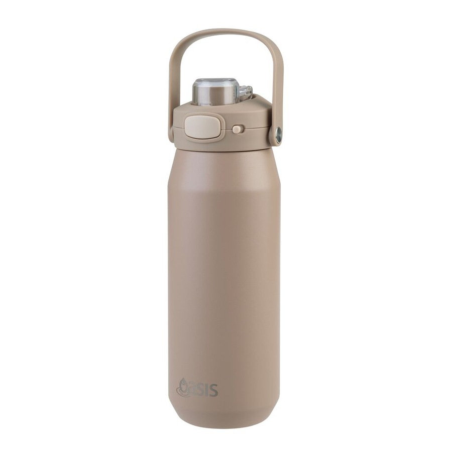 Oasis Capri Triple Wall Insulated Water Bottle - 750ml Latte