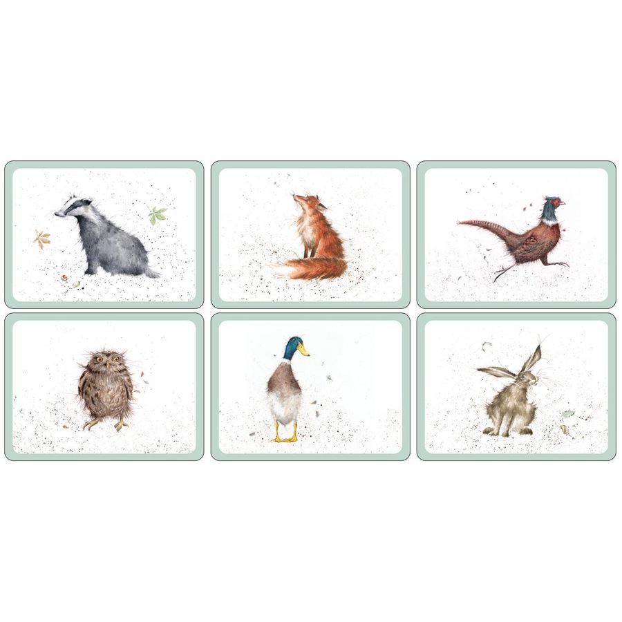 Wrendale Designs by Pimpernel Placemats - Set Of 6 Regular