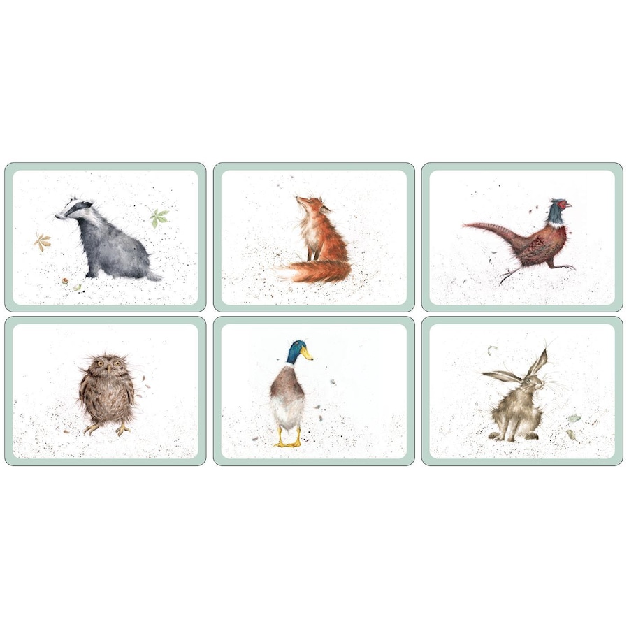 Wrendale Designs by Pimpernel Placemats - Set Of 6 Regular