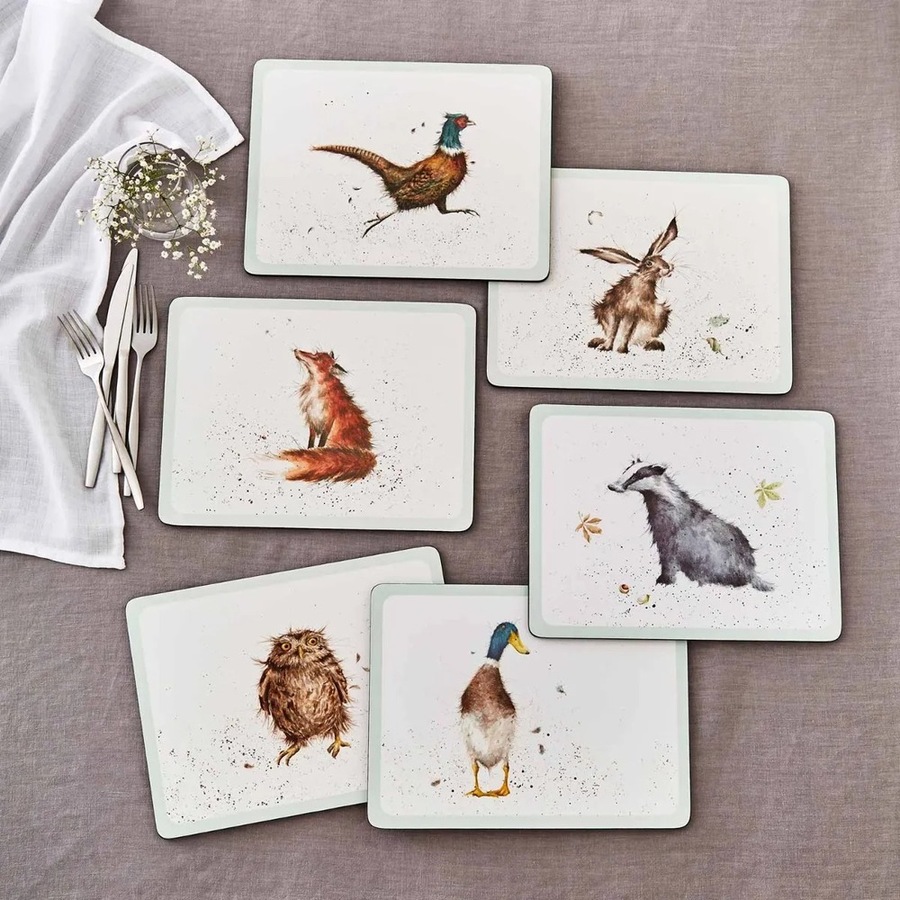 Wrendale Designs by Pimpernel Placemats - Set Of 6 Regular