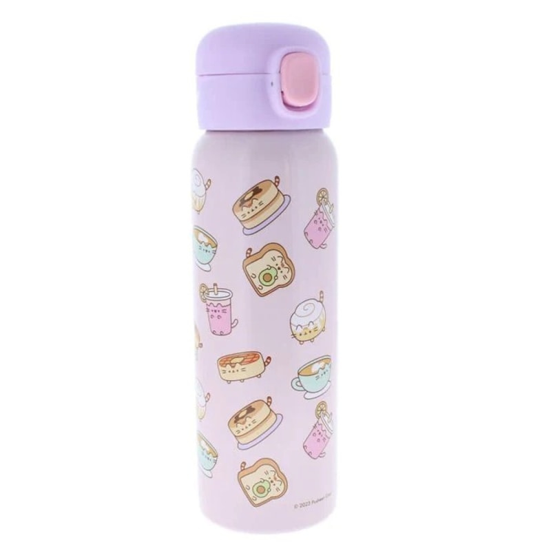 Buy Pusheen Breakfast Club - Metal Water Bottle - MyDeal