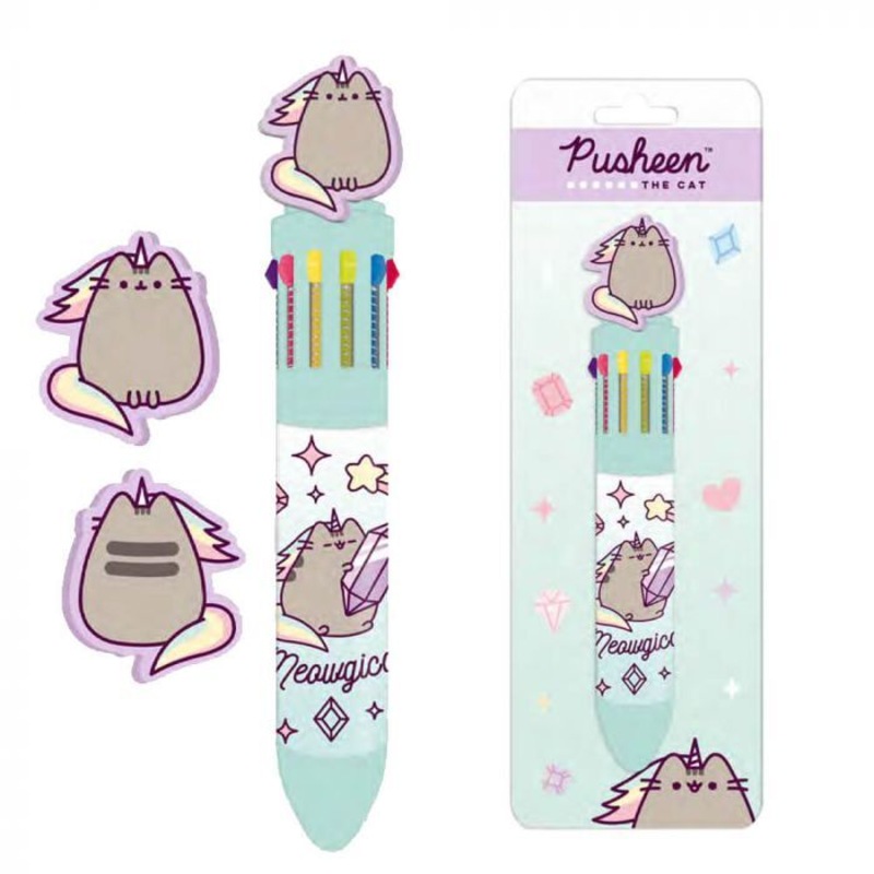 Buy Pusheen the Cat Cute & Fierce Pen - 10 Colour - MyDeal