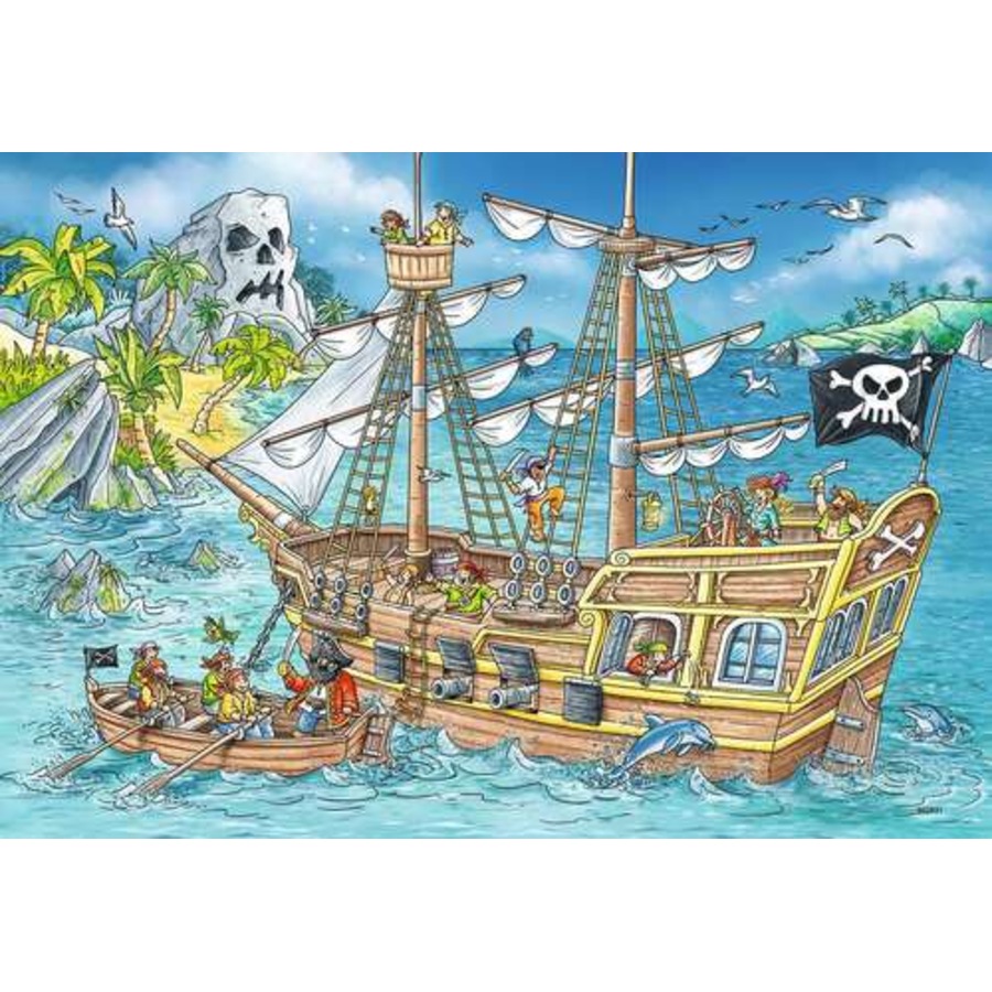 Ravensburger Puzzle 2 x 24pc - Adventure Island