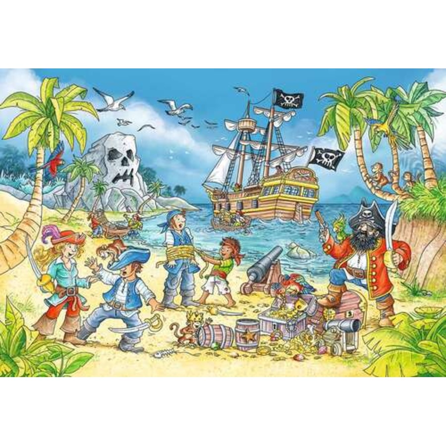 Ravensburger Puzzle 2 x 24pc - Adventure Island