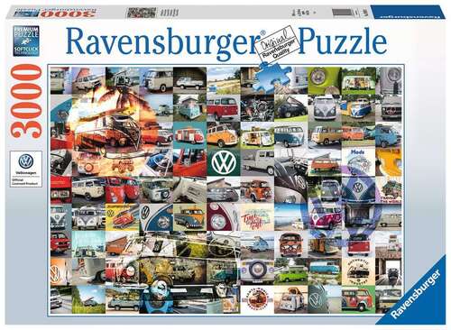 Ravensburger Puzzle 3000pc - National Geographic 99 VW Bulli Moments 