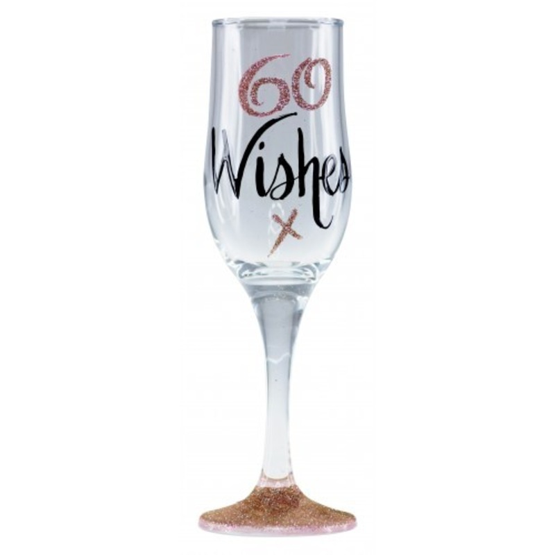Buy Rose Gold Flute 60 Wishes MyDeal