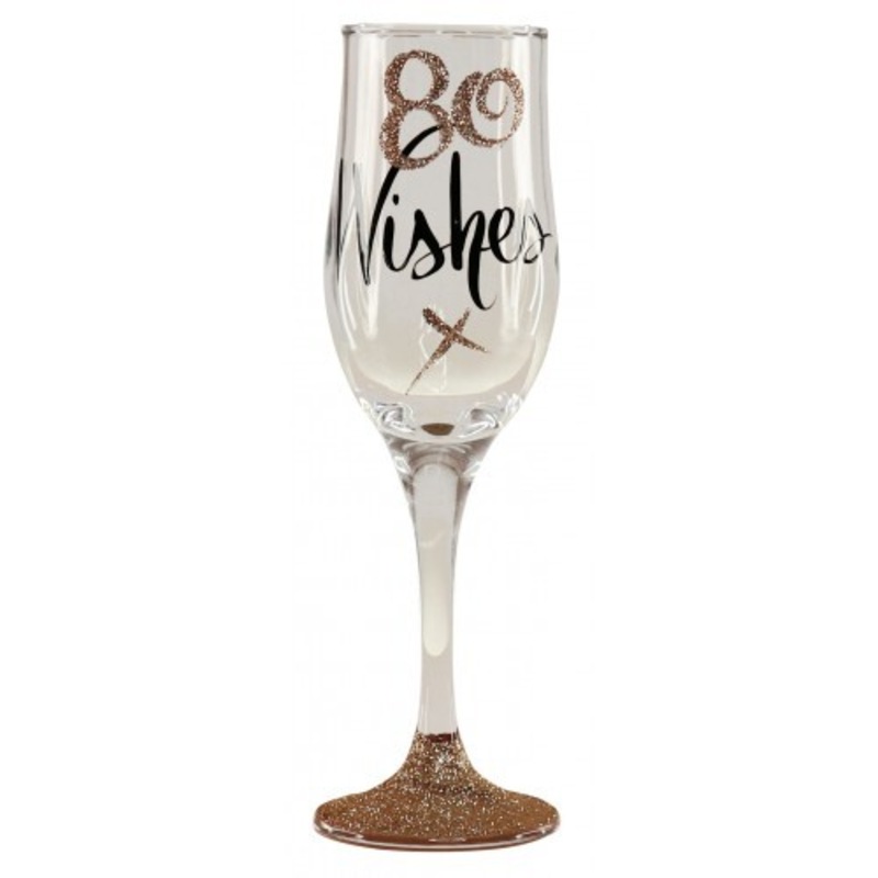 Buy Rose Gold Flute 80 Wishes MyDeal