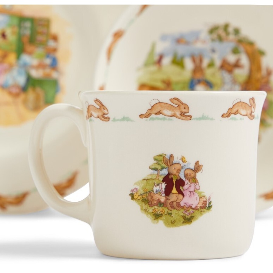Royal Doulton Bunnykins Children's Bowl, Plate & Mug 3 Piece Set