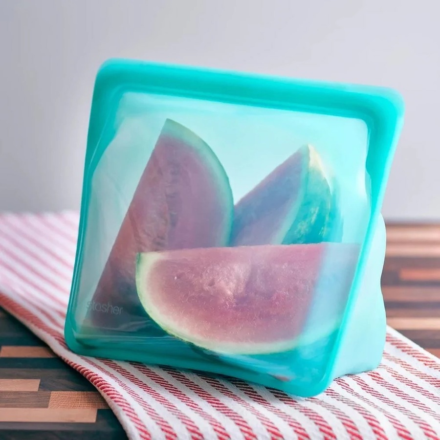 Stasher Stand Up Bag Mega - Aqua