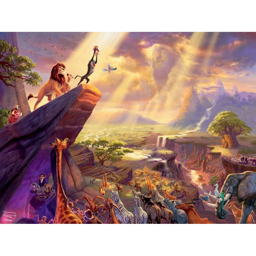 Buy Thomas Kinkade Disney 300pc Oversized Puzzle - The Lion King ...