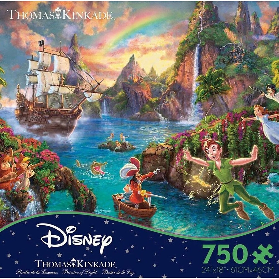 Peter Pan Rewards Program Buy Thomas Kinkade Disney 750pc Puzzle - Peter Pan - Everyday Rewards Shop