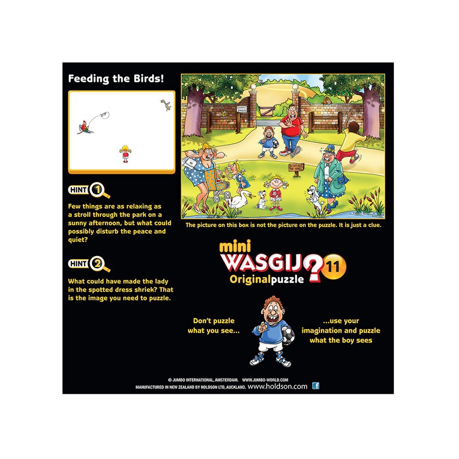 Wasgij? Puzzle 100pc Mini - Original 11 - Feeding the Birds!
