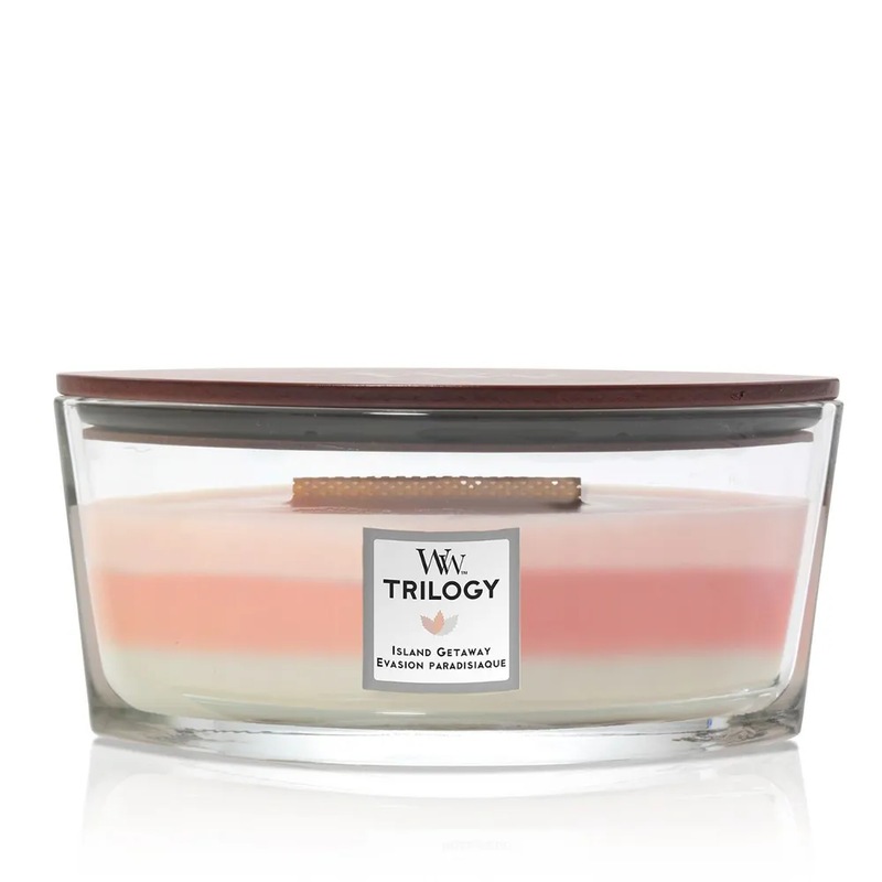 Buy WoodWick HearthWick Trilogy Candle Island Getaway MyDeal