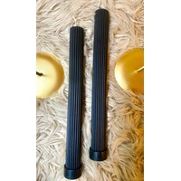 Black Decorative Pillar Candle Sets of 2
