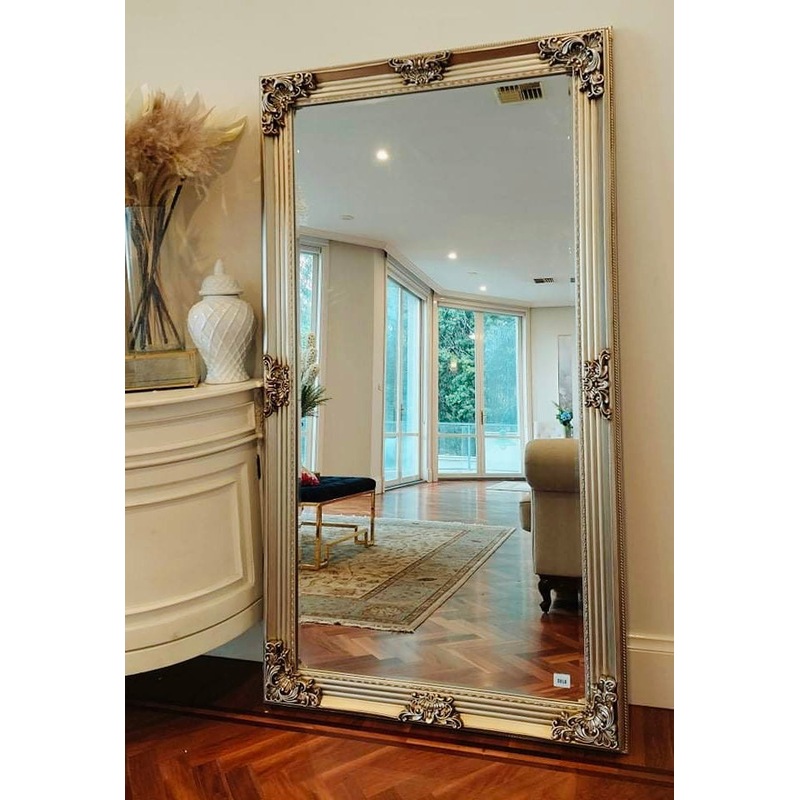 Buy French champagne Ornate Full Length mirror 90x190 cm MyDeal