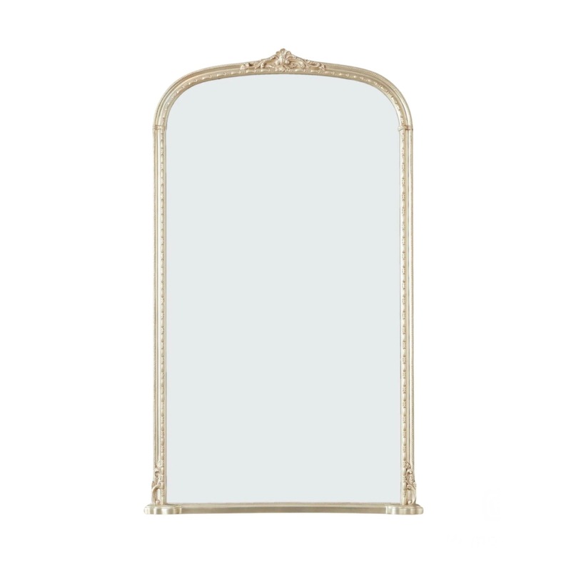 Buy French Royal Baroque Auburn Arch Champagne Full Length Mirror MyDeal