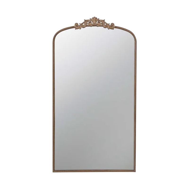 Buy French Vintage Baroque FullLength Gold Arch Mirror 169 cm MyDeal