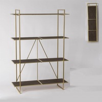Wooden Shelf With Gold Frame 145 cm - WHCSH