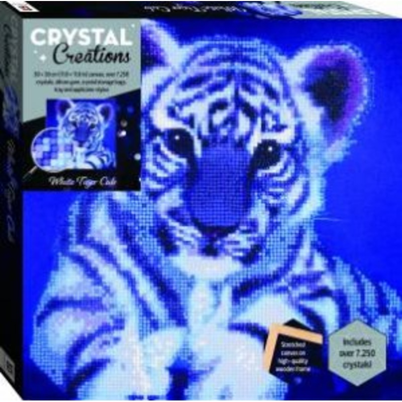 Buy Crystal Creations White Tiger Cub MyDeal