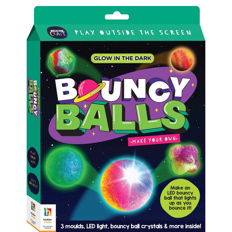 Buy Glow in the Dark Bouncy Balls Activity Kit MyDeal