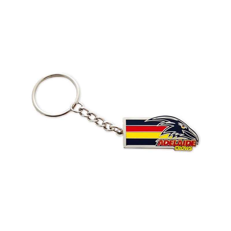Buy Adelaide Crows AFL Team Secondary Logo Metal Keyring MyDeal