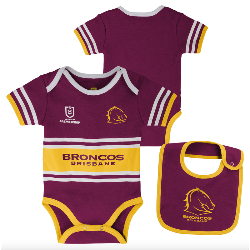 2023 Brisbane Broncos Training Tee (Wood Crepe)