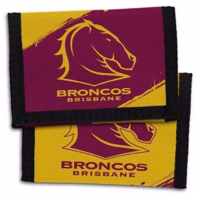 Buy Brisbane Broncos NRL Team Sports Wallet - MyDeal