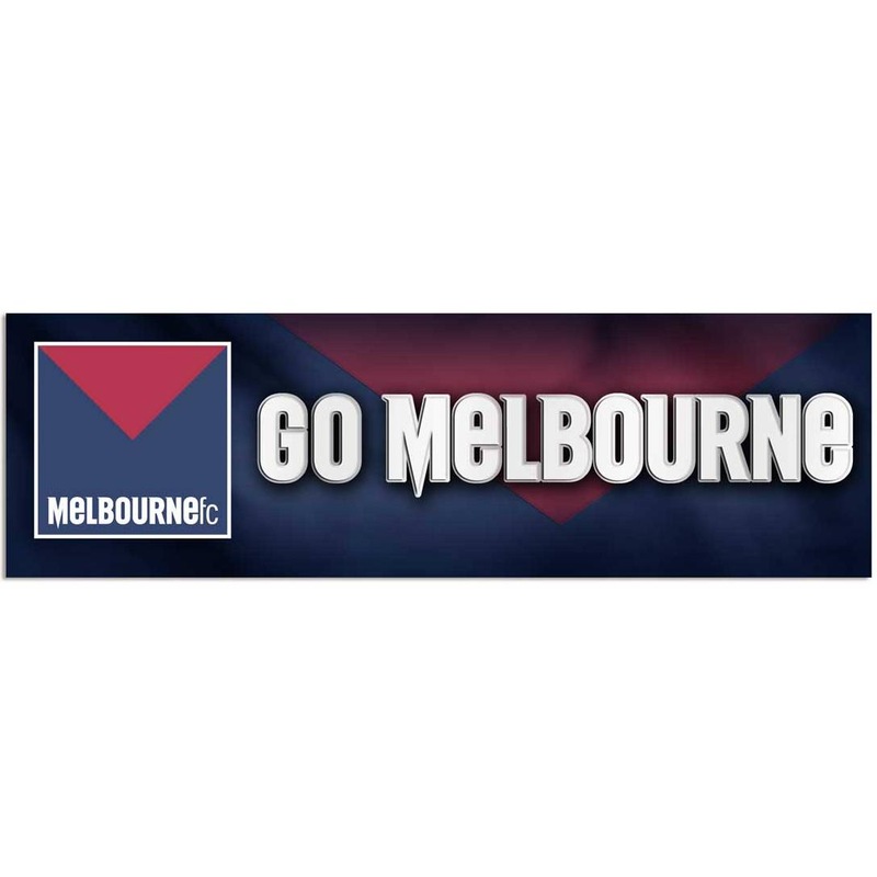 Buy Melbourne Demons AFL Team Car Bumper Sticker * Go Melbourne MyDeal