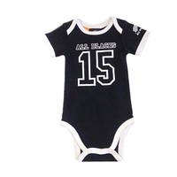 New Zealand All Blacks No.15 Rugby Union Bodysuit - Size 0