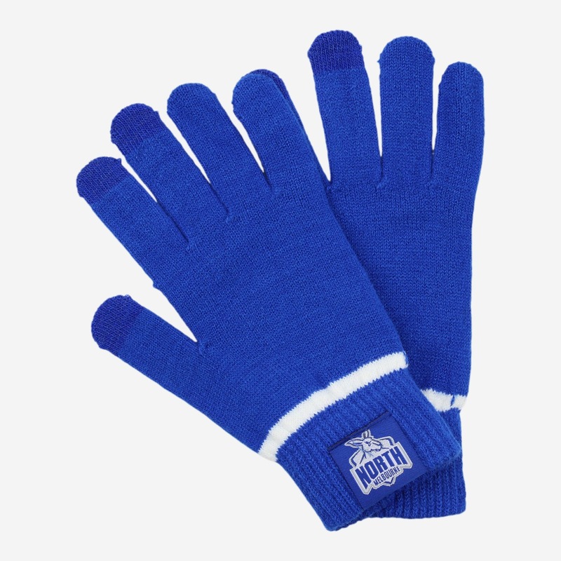 Buy North Melbourne Kangaroos AFL Touchscreen Gloves Phone Tablet
