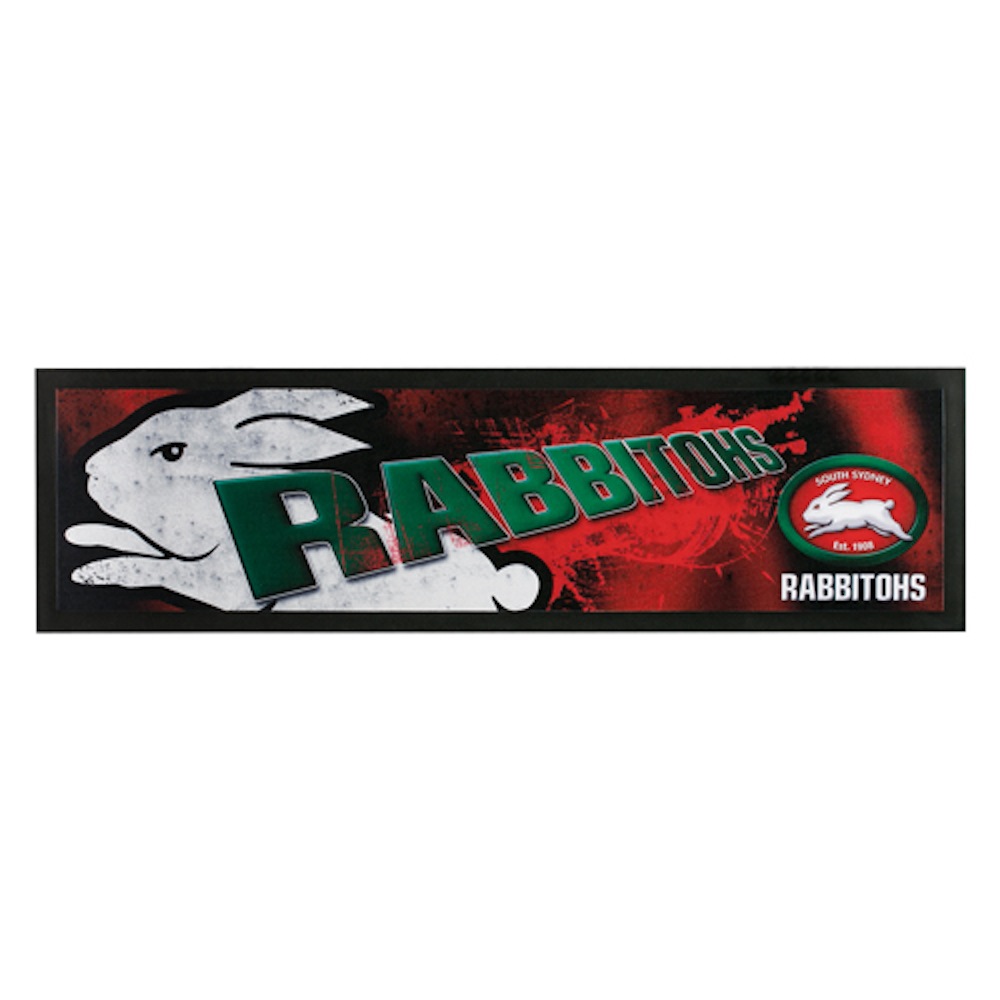 Buy South Sydney Rabbitohs NRL Team Logo Bar Runner - MyDeal Australia