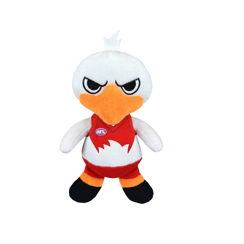 Buy Sydney Swans Afl Rascals Mascot 20cm Plush Stuffed Animal - Mydeal