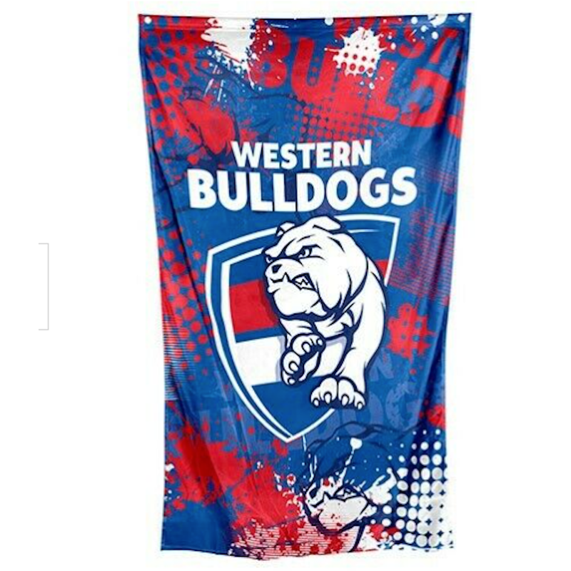 Buy Western Bulldogs AFL Team Logo Cape Flag * Wall Flag MyDeal