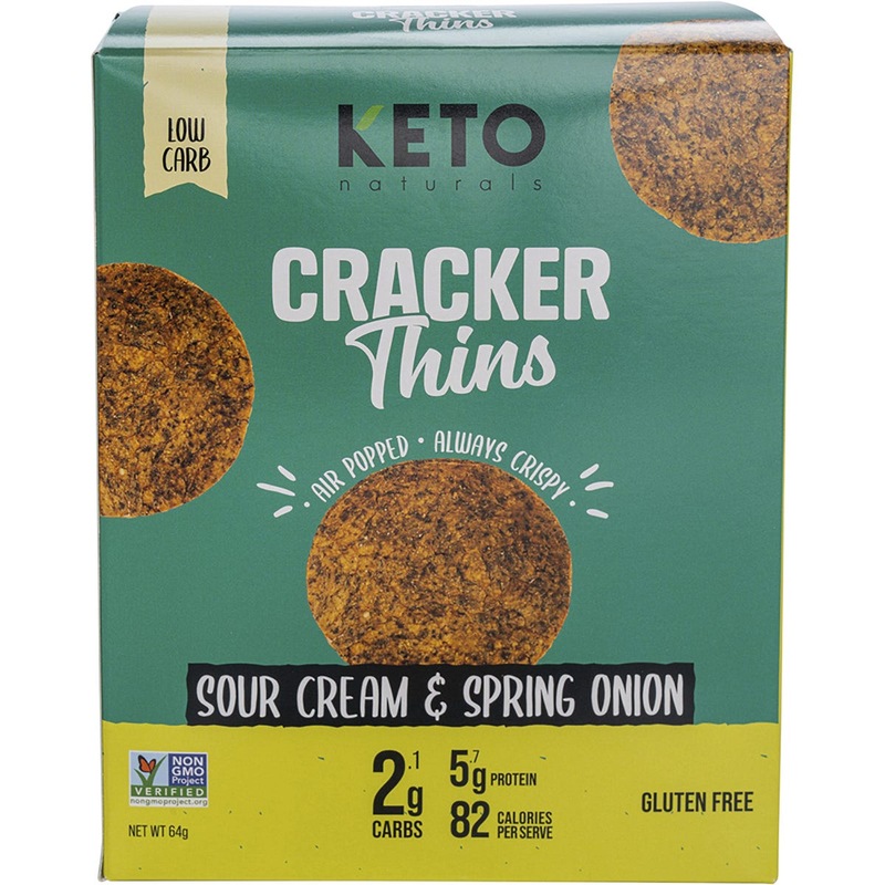 Buy Cracker Thins Sour Cream & Spring Onion 6x64g MyDeal