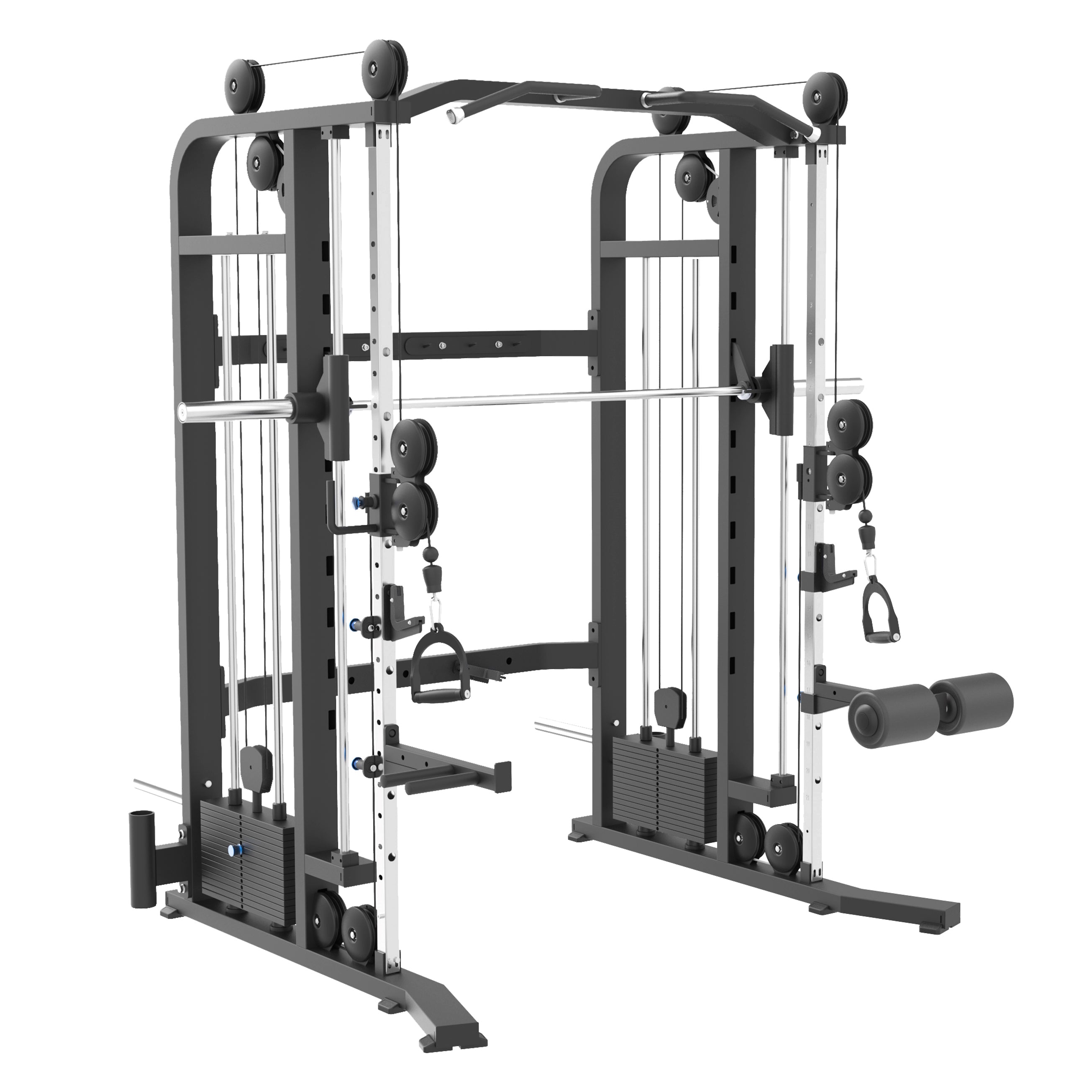 Buy 3-in-1 Smith Machine - Pin Loaded 2x80kg Weight Stack [Synergy ...