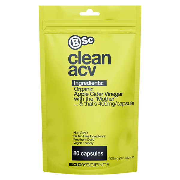 Buy Body Science BSc Clean ACV - Apple Cider Vinegar - 80 Capsules ...